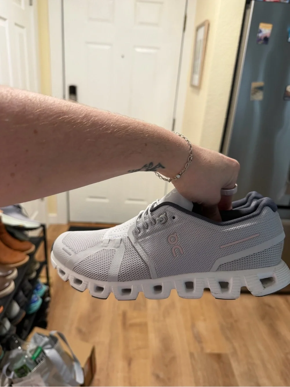 On Running light gray
